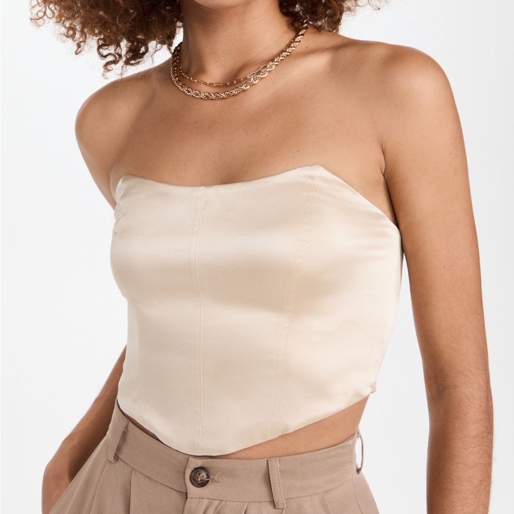 Reformation Maia silk top